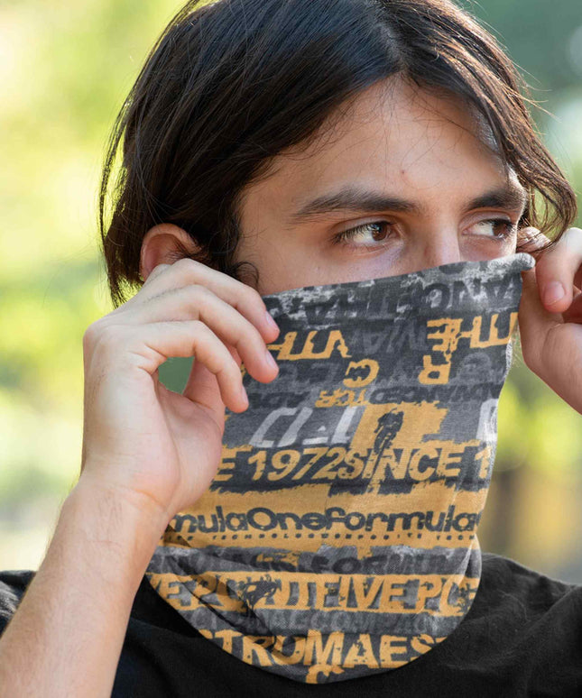 Urban Typography Seamless Unisex Bandana