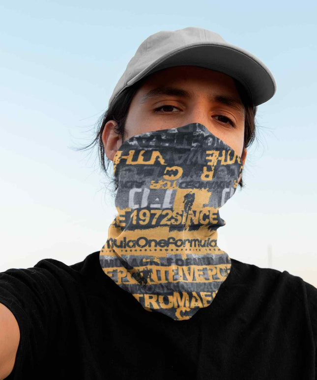 Urban Typography Seamless Unisex Bandana