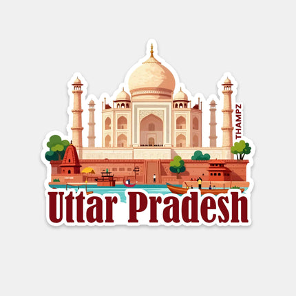 Uttar Pradesh Heritage Fridge Magnet