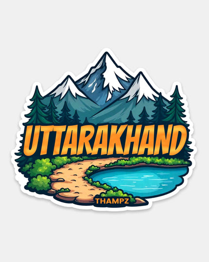 Uttarakhand Himalayan Vinyl Sticker