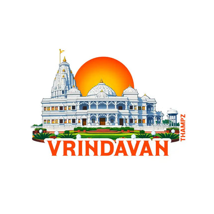 Vrindavan Fridge Magnet