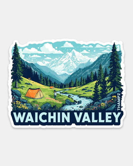 Waichin Valley Adventure Vinyl Sticker