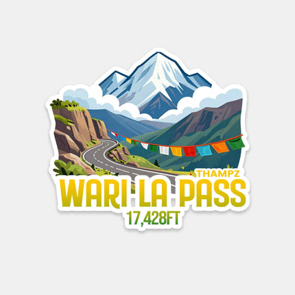 Warila Pass Himalayan Fridge Magnet