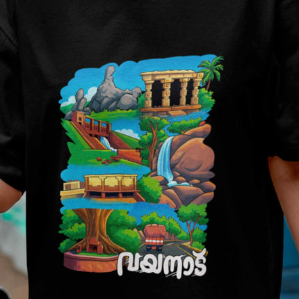 Wayanad Hill Station & Heritage Trail Edition Oversized T-Shirt