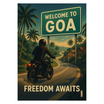 Welcome to Goa – Freedom Awaits Rider Poster