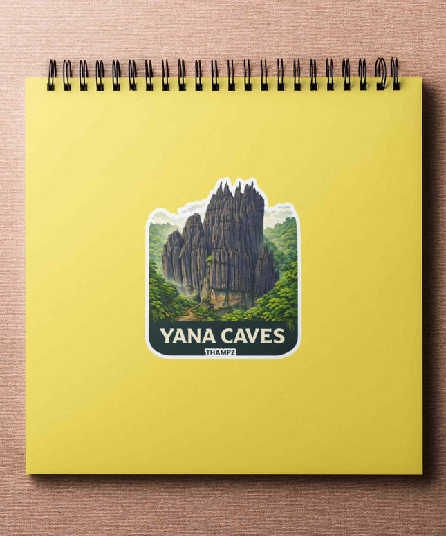 Yana Caves Travel Sticker