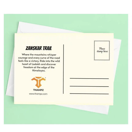 zanskar trail travel postcard scenic photo postcard
