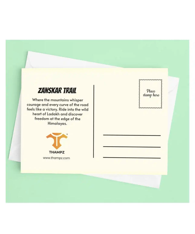 zanskar trail travel postcard scenic photo postcard