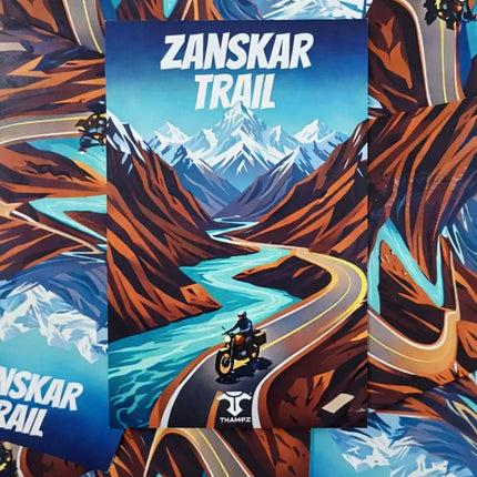 zanskar trail travel postcard scenic photo postcard