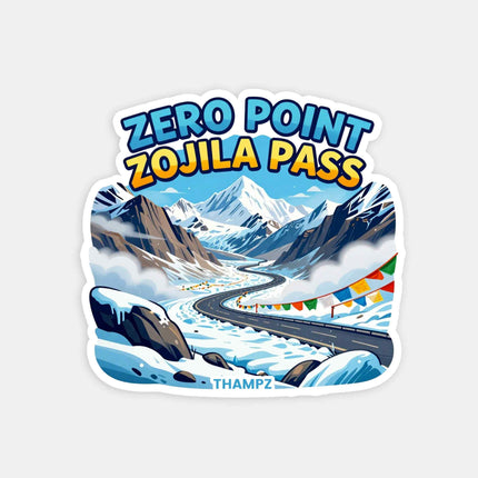 Zero Point Zojila Pass Fridge Magnet