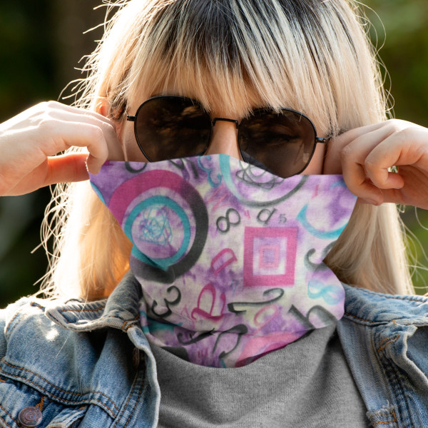 Geometric Fusion Seamless Bandana-Unisex Adventure Neck Gaiter - Bandana
