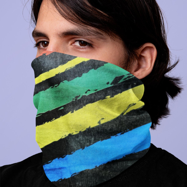 Adventure Stripes Seamless Bandana-Unisex Adventure Neck Gaiter - Bandana