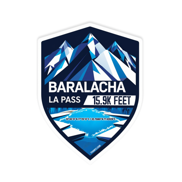 Baralacha La Pass Sticker - Die-Cut Sticker