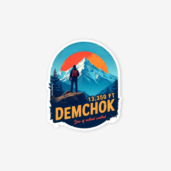 Demchok – Border Explorer Vinyl Sticker - Die-Cut Sticker